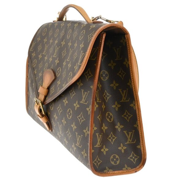 LOUIS VUITTON Beverly Hand Bag Briefcase Monogram Leather Brown - Picture 14 of 16